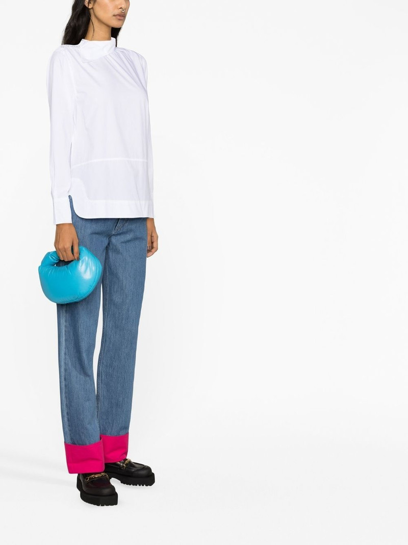 asymmetric organic cotton shirt 3