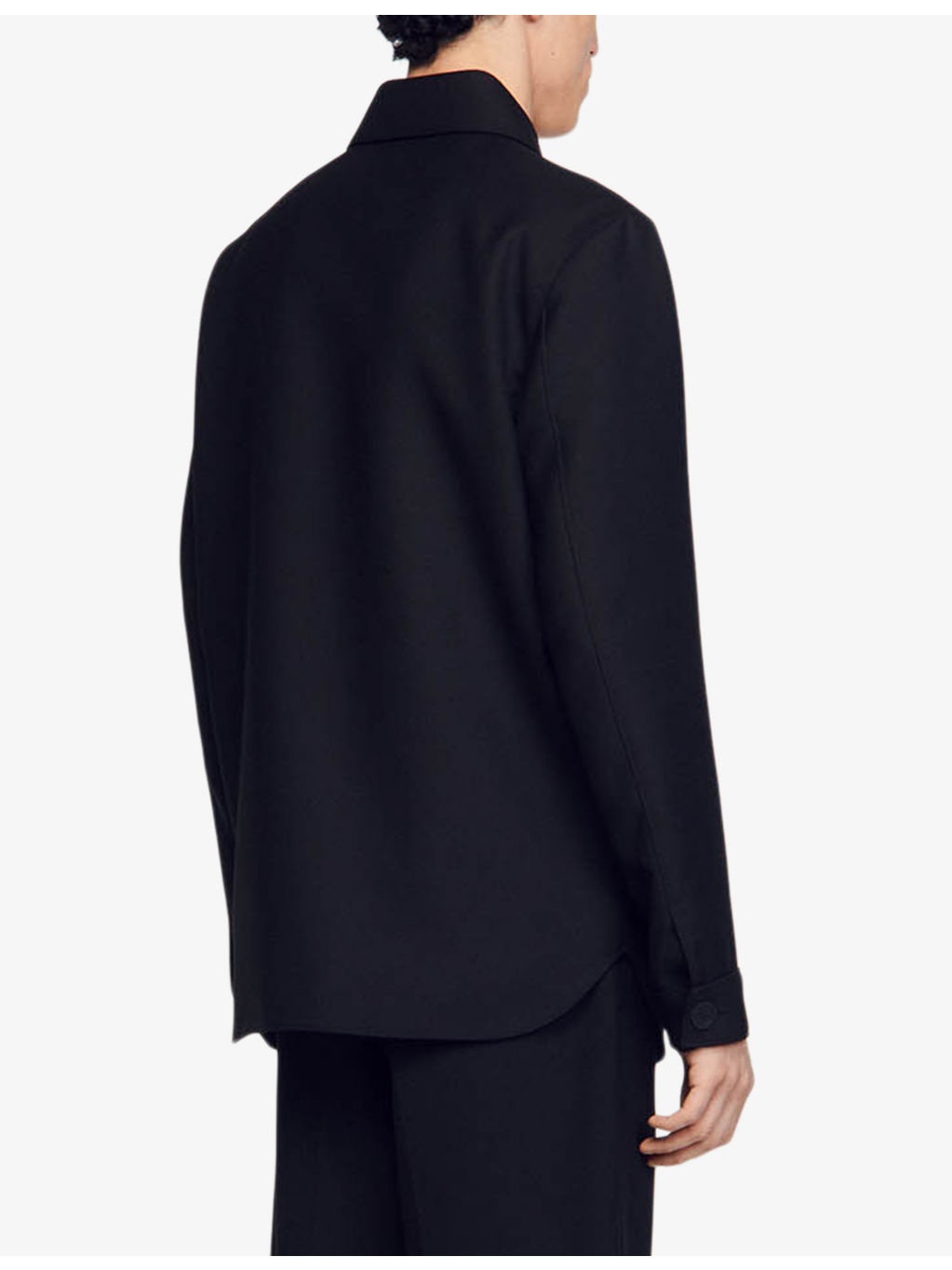 Patch-pocket relaxed-fit woven overshirt - 4