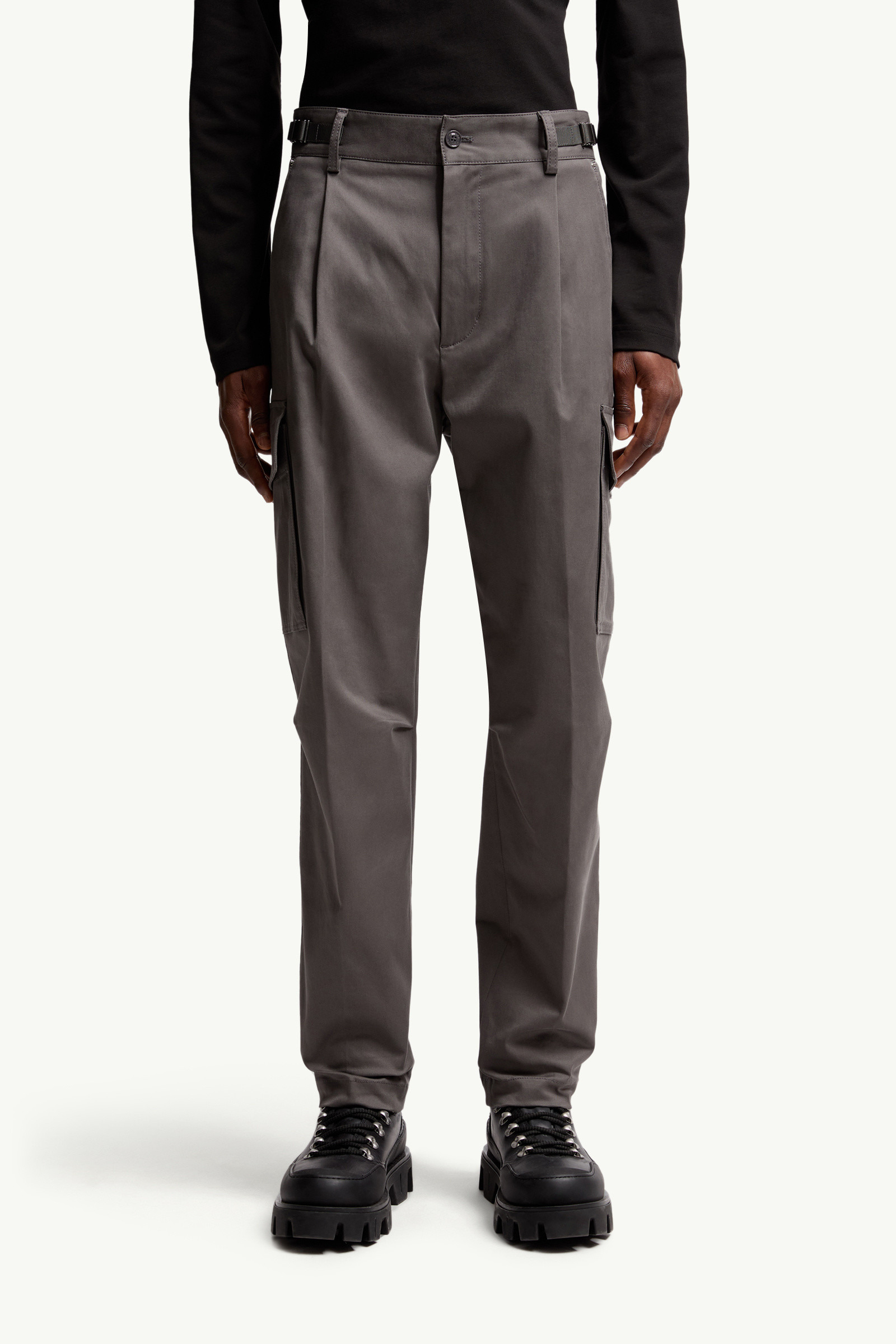 Cotton Gabardine Cargo Pants - 3