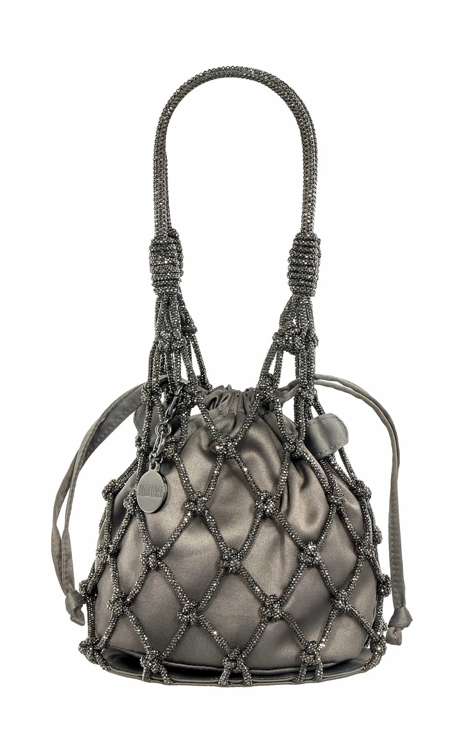 Sparkle Net Satin Pouch grey - 1