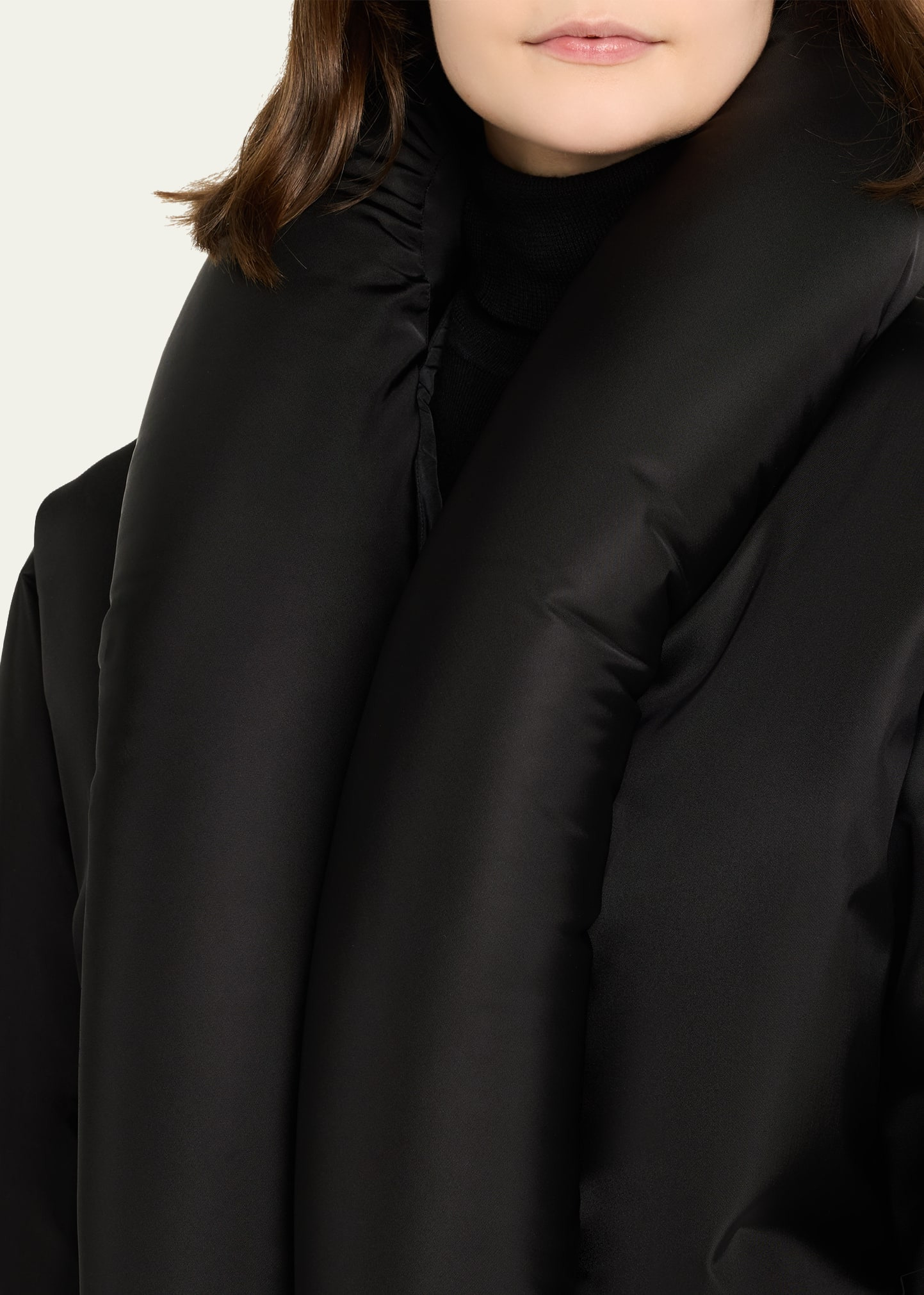 Taffeta Padded Bomber Jacket - 5