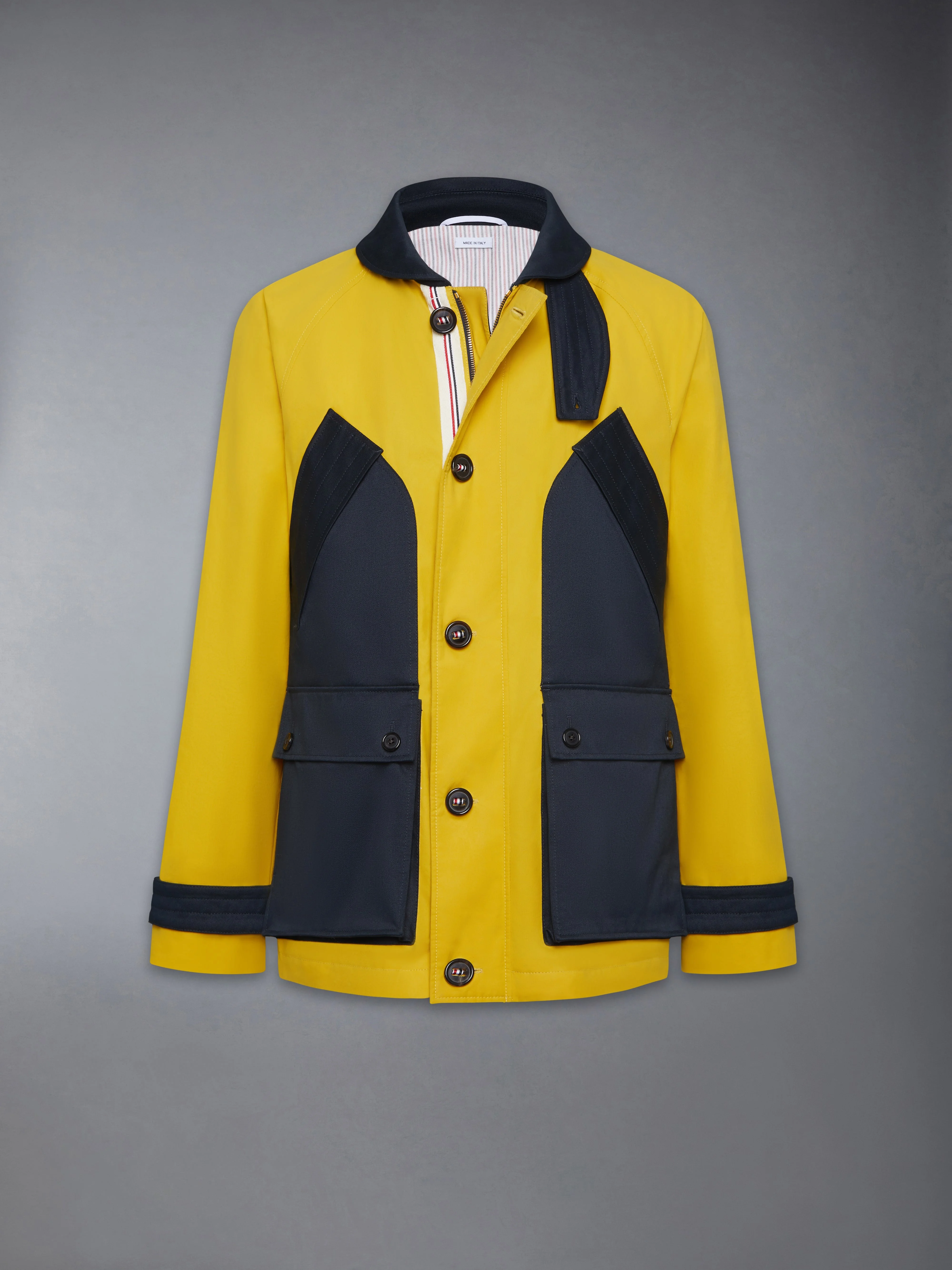 CROPPED SHAWL COLLAR FIELD JACKET - 1