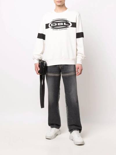 Diesel Modern Basic crew-neck sweatshirt outlook