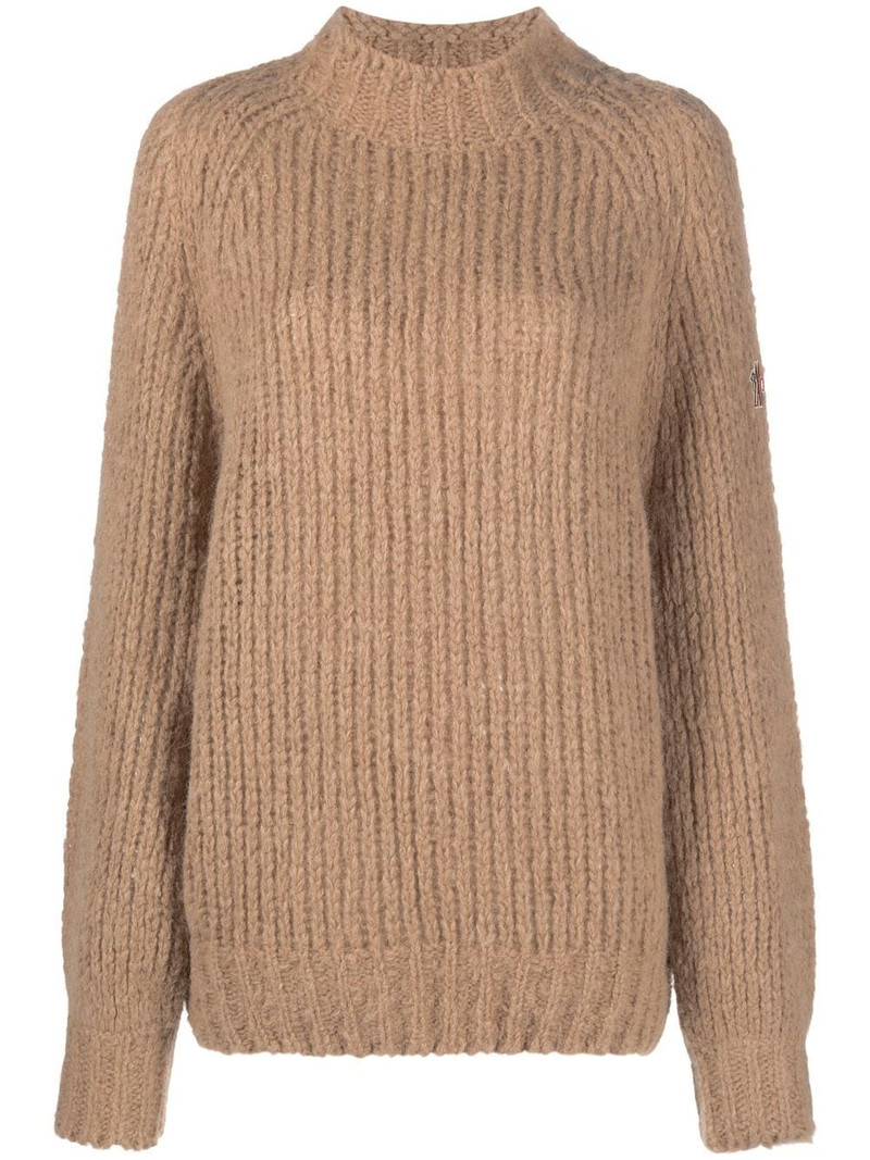 open-knit wool jumper 1
