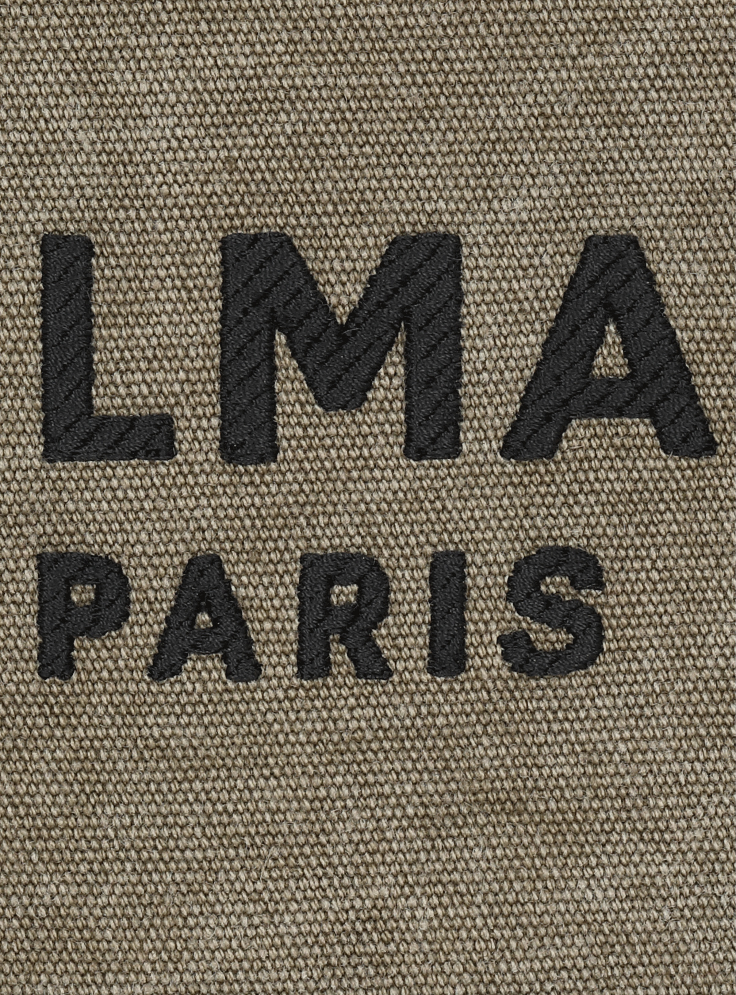 B-Army canvas and leather clutch 7