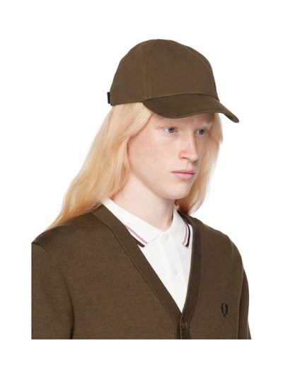 Fred Perry Brown Classic Piqué Cap outlook
