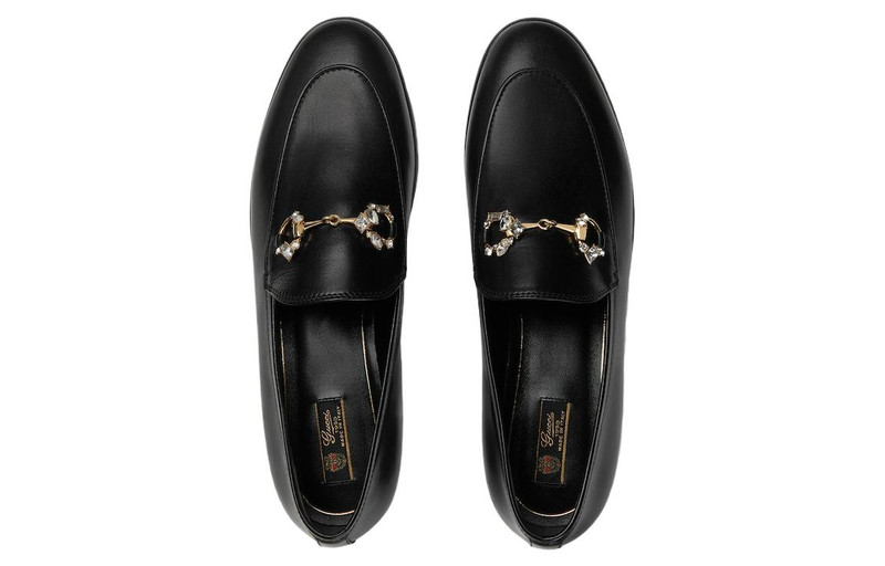 GUCCI (WMNS) Gucci Jordaan Loafer 'Black Leather' 759918-C9D00-1000 outlook