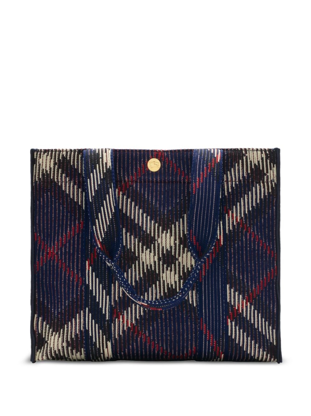 small Check  tote bag - 2