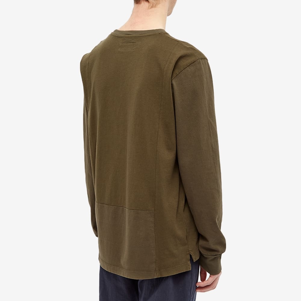 Universal Works Long Sleeve Panel Tee - 4