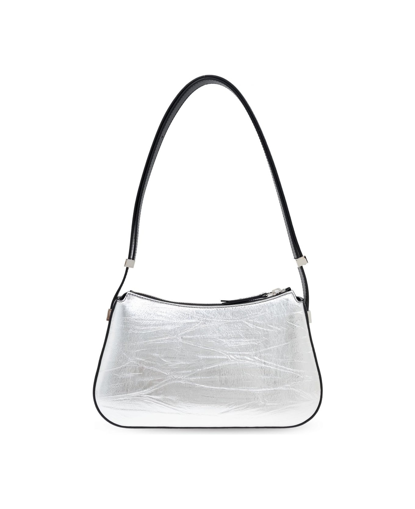 Metallic Zipped Shoulder Bag - 2