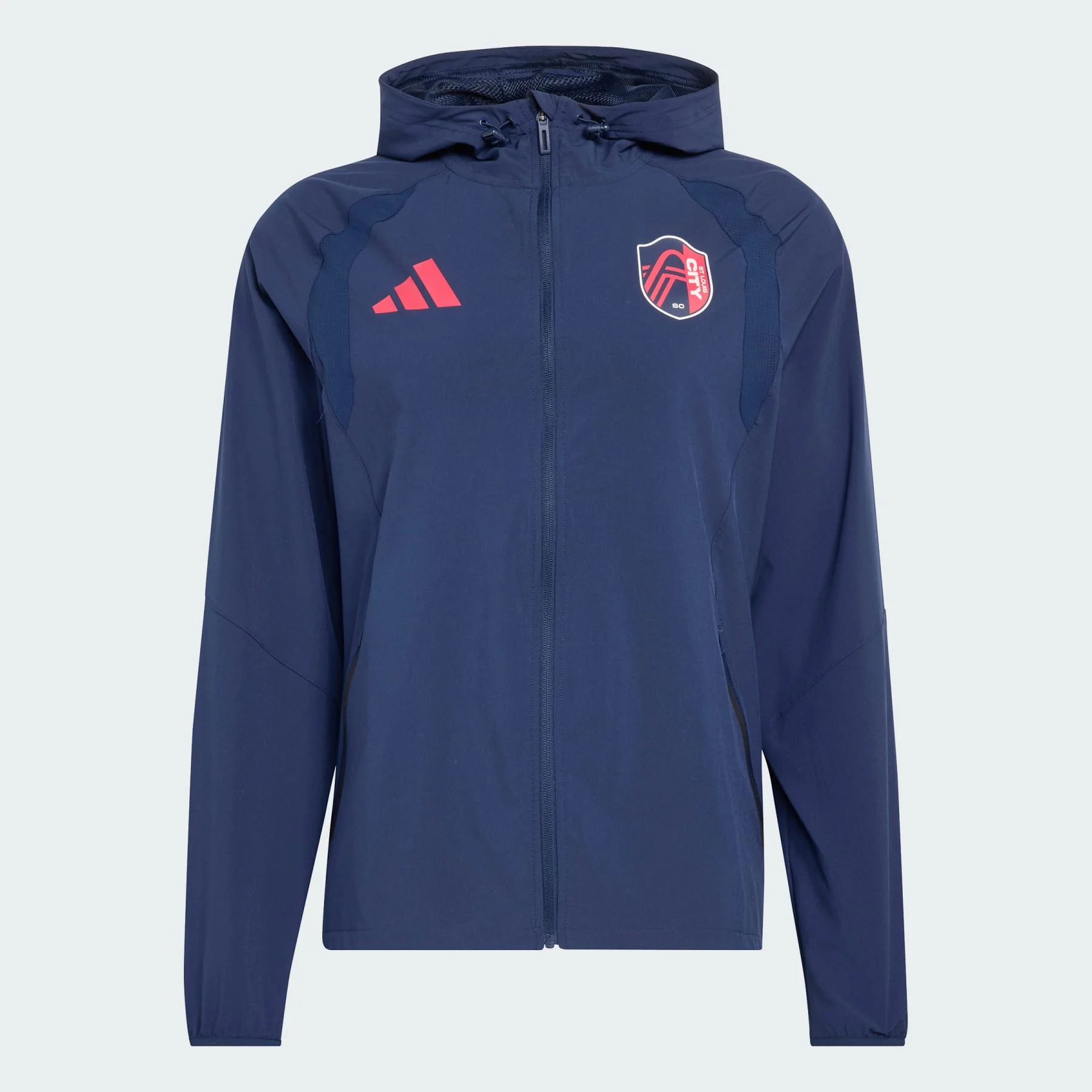 St. Louis City SC Tiro Travel Full Zip Windbreaker - 1