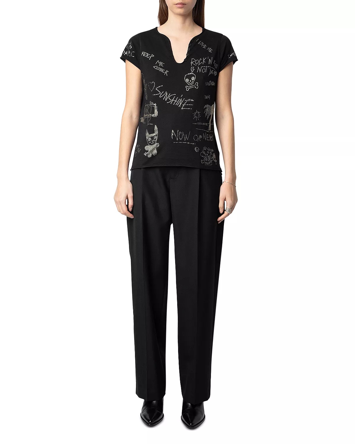 Tunisien Rhinestone Top - 2