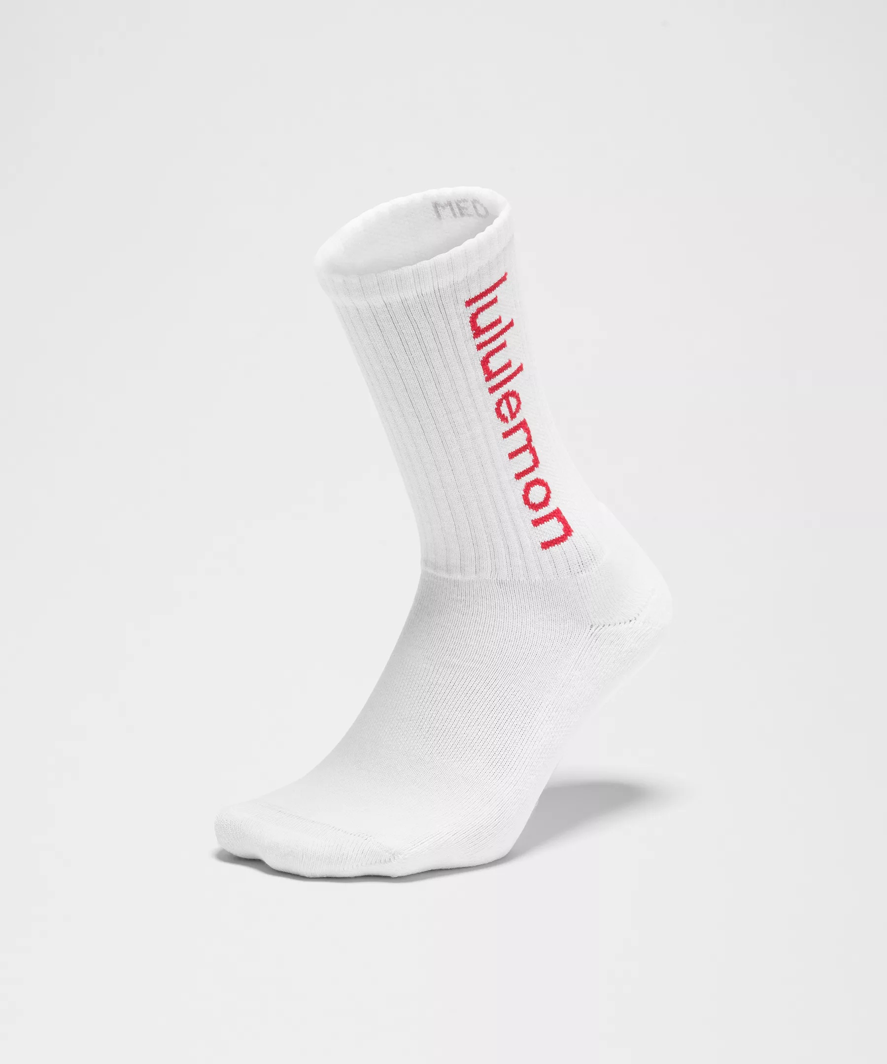 Unisex Daily Essential Crew Socks *Wordmark - 3