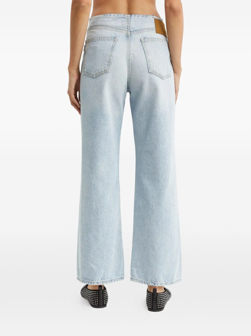 Korea WB raw-finished five-pocket jeans 3