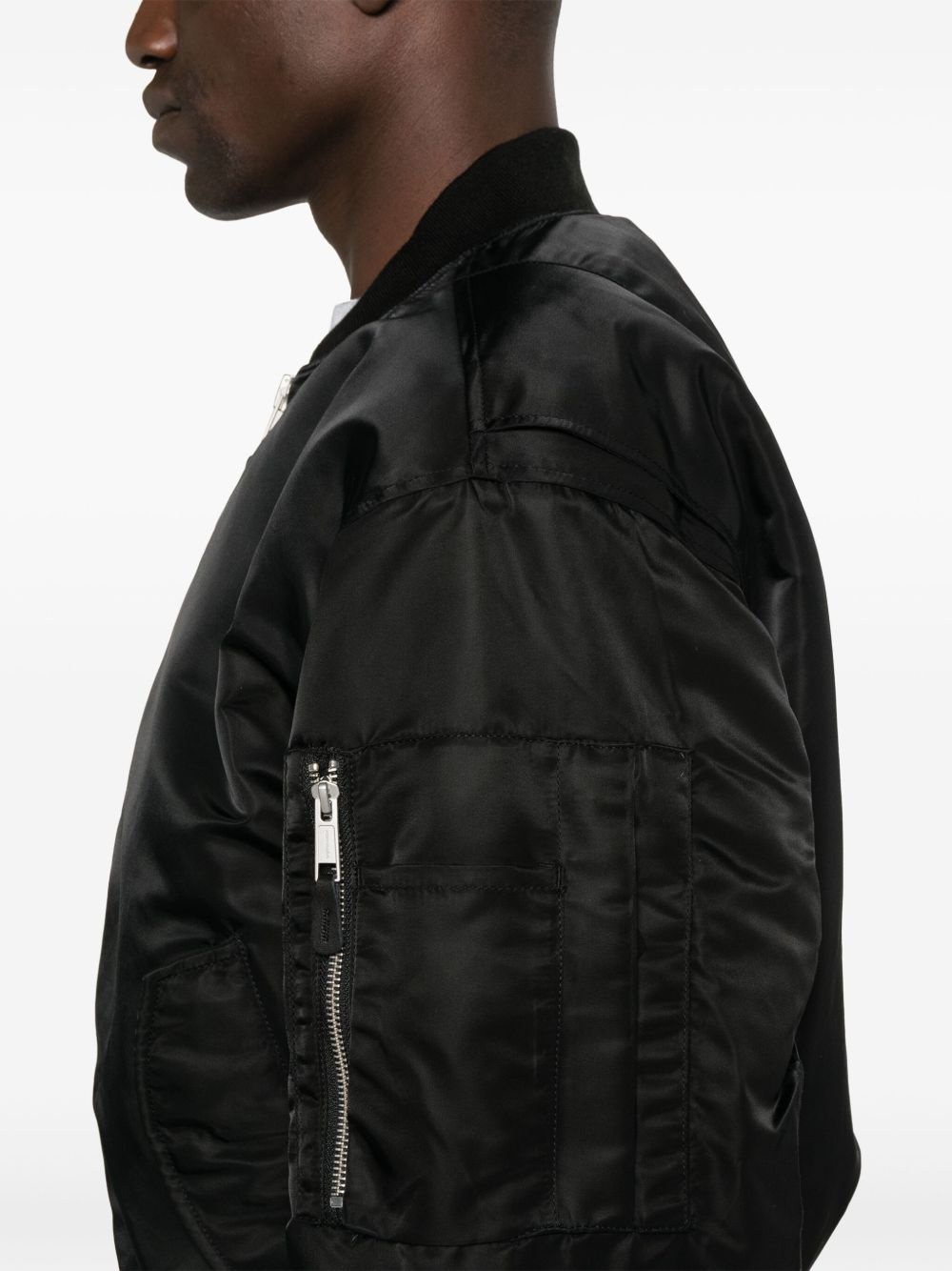 cropped bomber jacket - 5