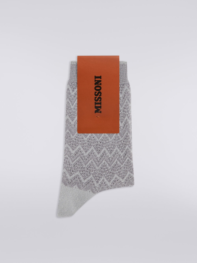 Missoni Short zigzag viscose and nylon socks outlook