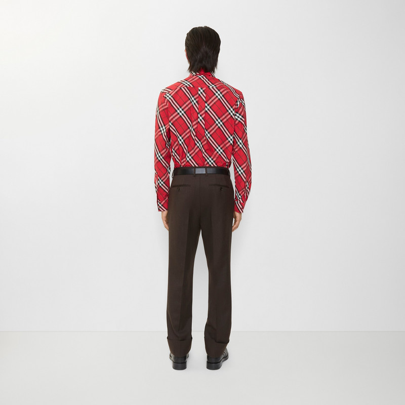 Relaxed Fit Check Cotton Shirt 3