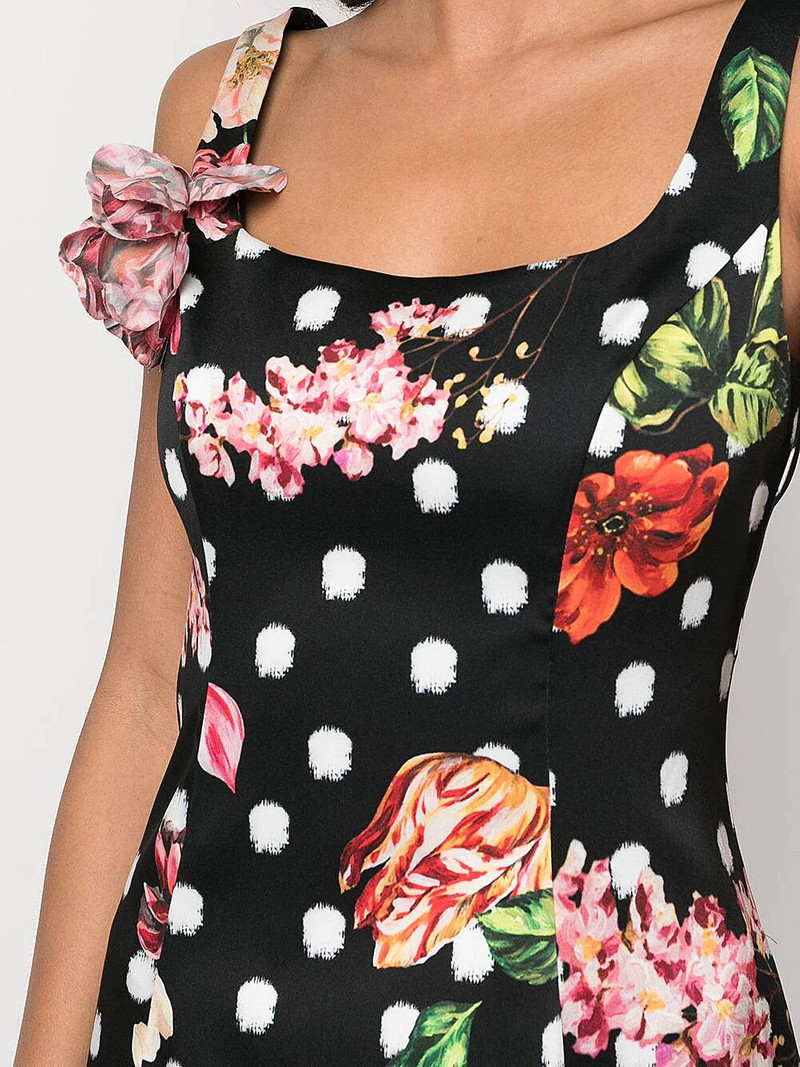 FLORAL PRINT MIDI DRESS 4
