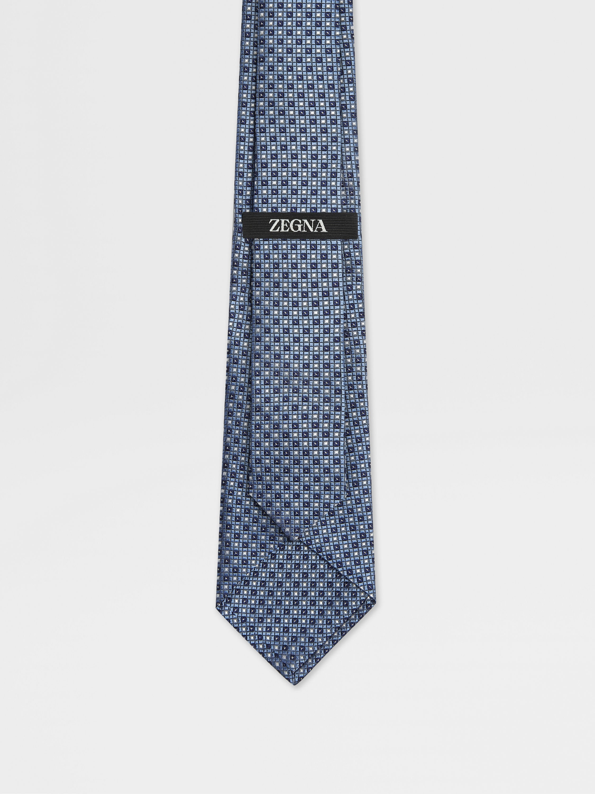 LIGHT BLUE SILK TIE - 3