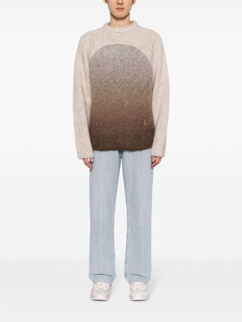 ERL Rainbow gradient-effect crew-neck jumper outlook