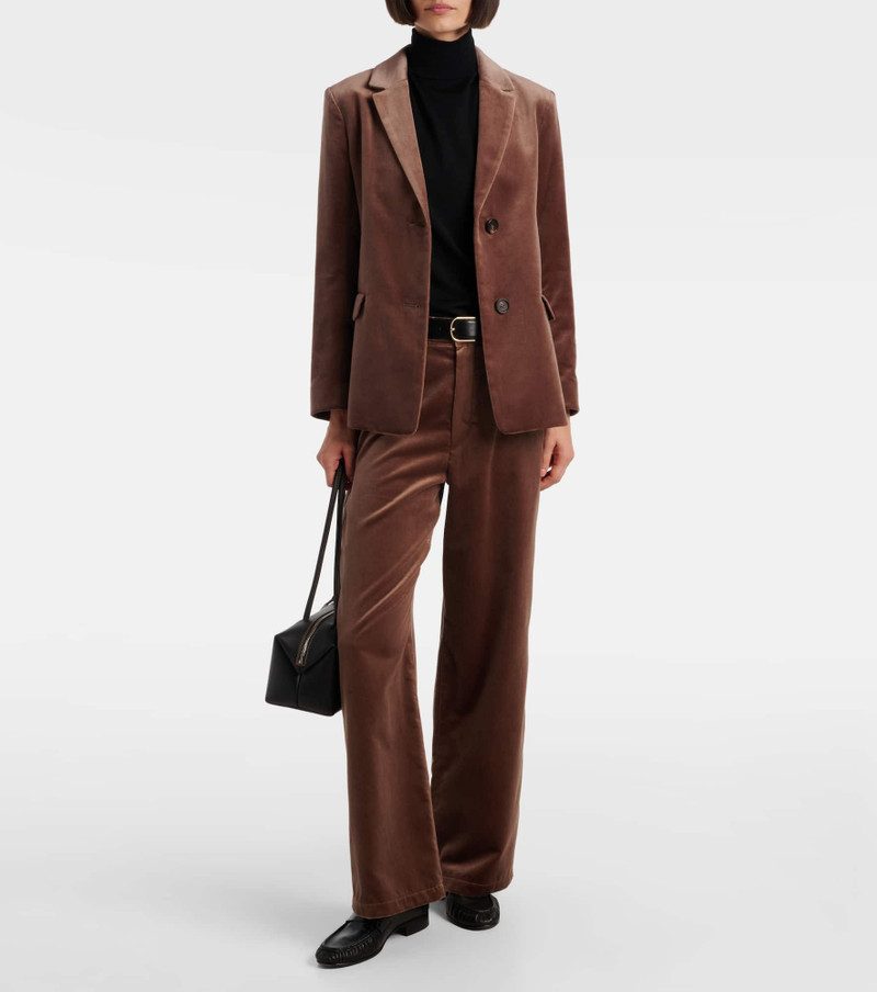 'S Max Mara Agata cotton velvet blazer outlook
