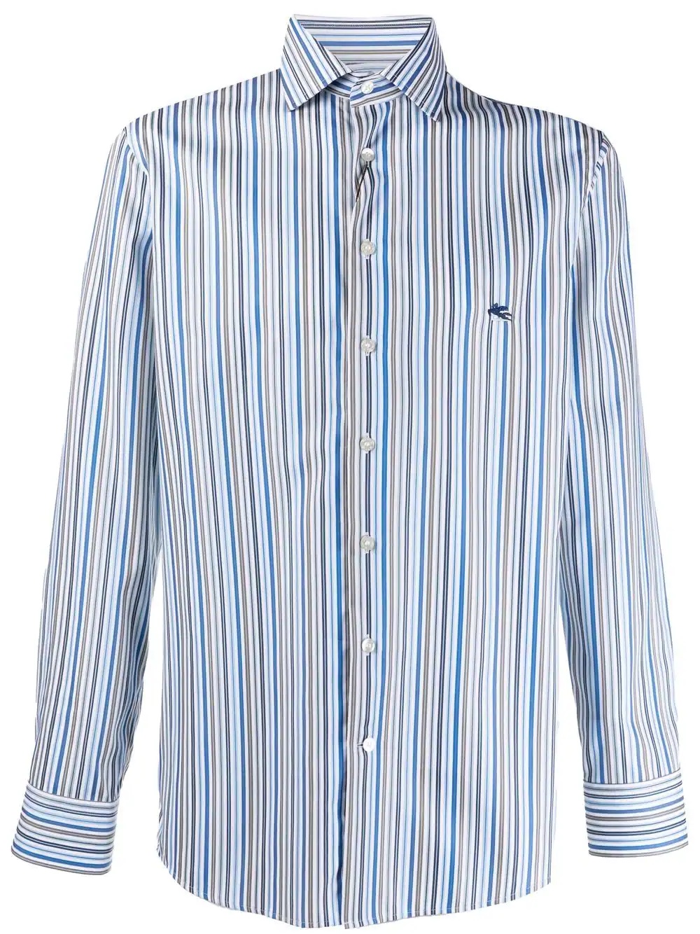 striped cotton shirt - 1