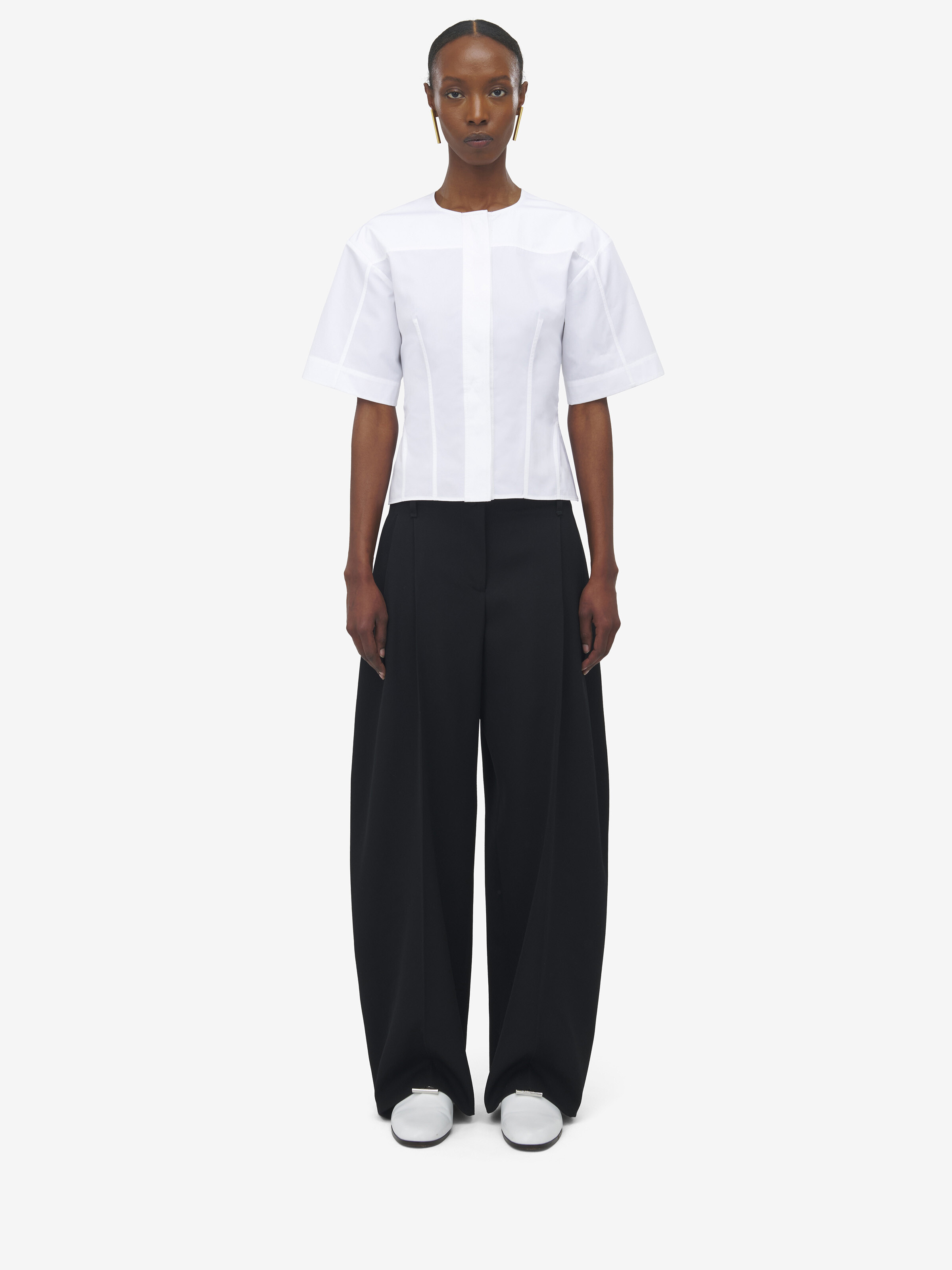 Corset Poplin Shirt - 3