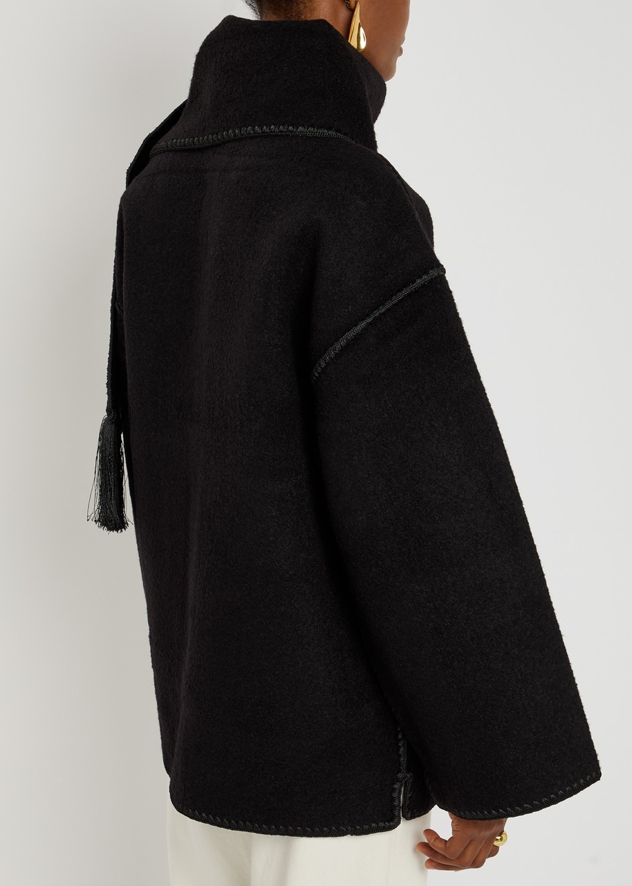 Toteme Scarf-effect Wool-blend Jacket - 3