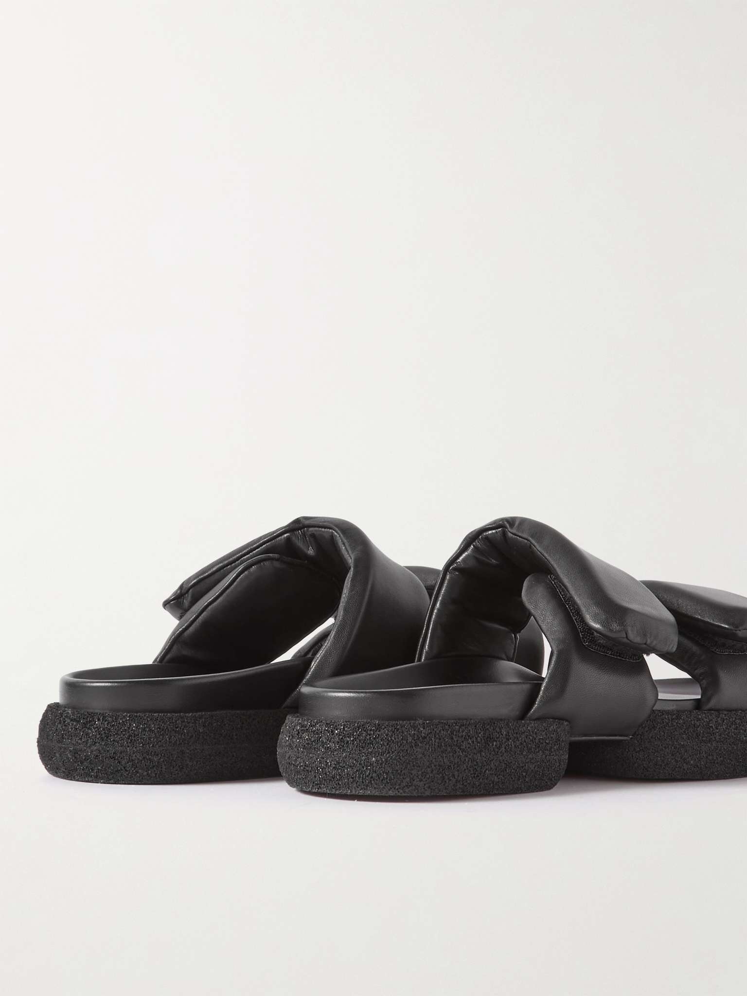 Padded Leather Sandals - 5