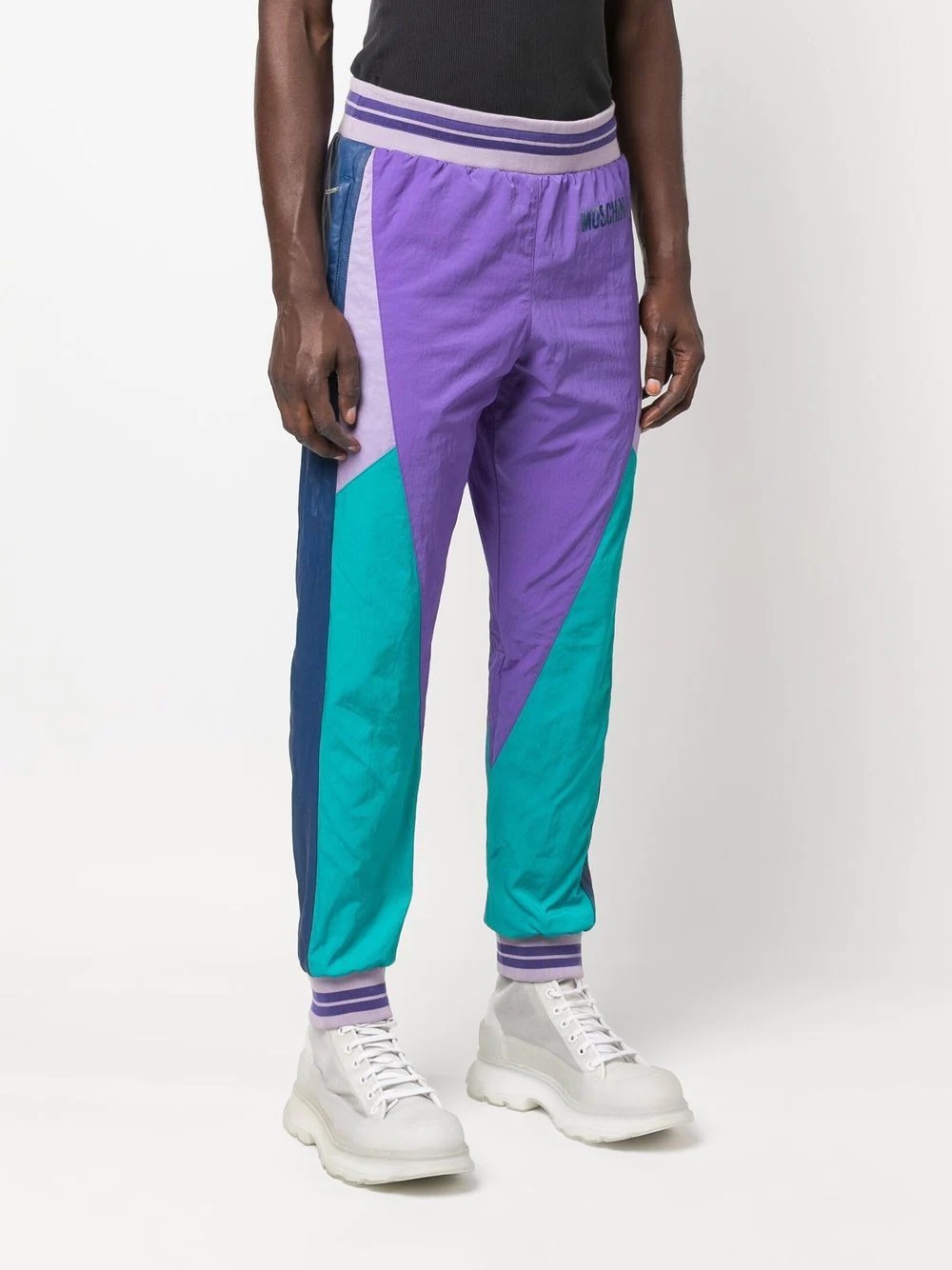 colour-block panelled track pants - 3