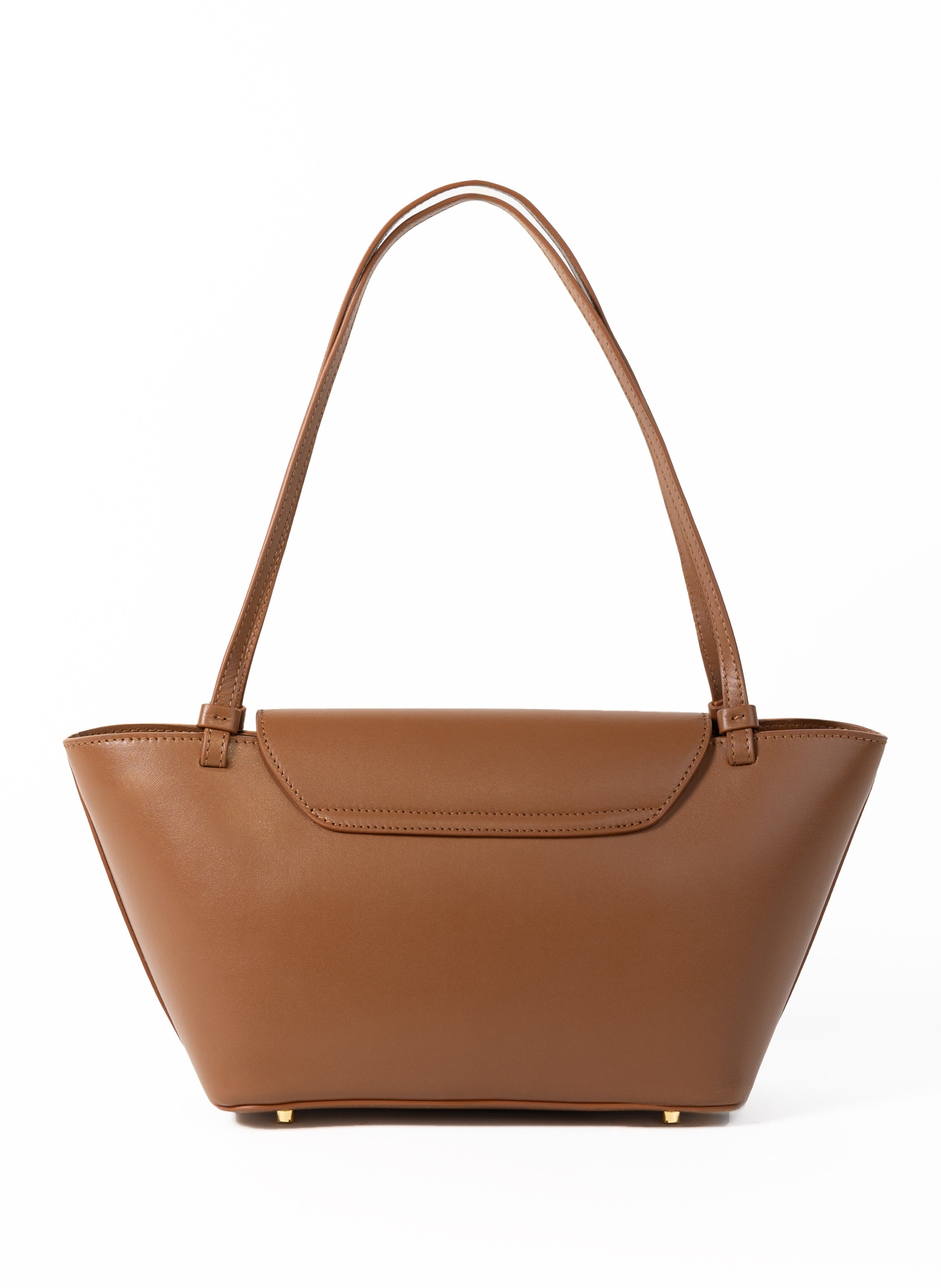 Courrier Tote Leather Cognac - 4