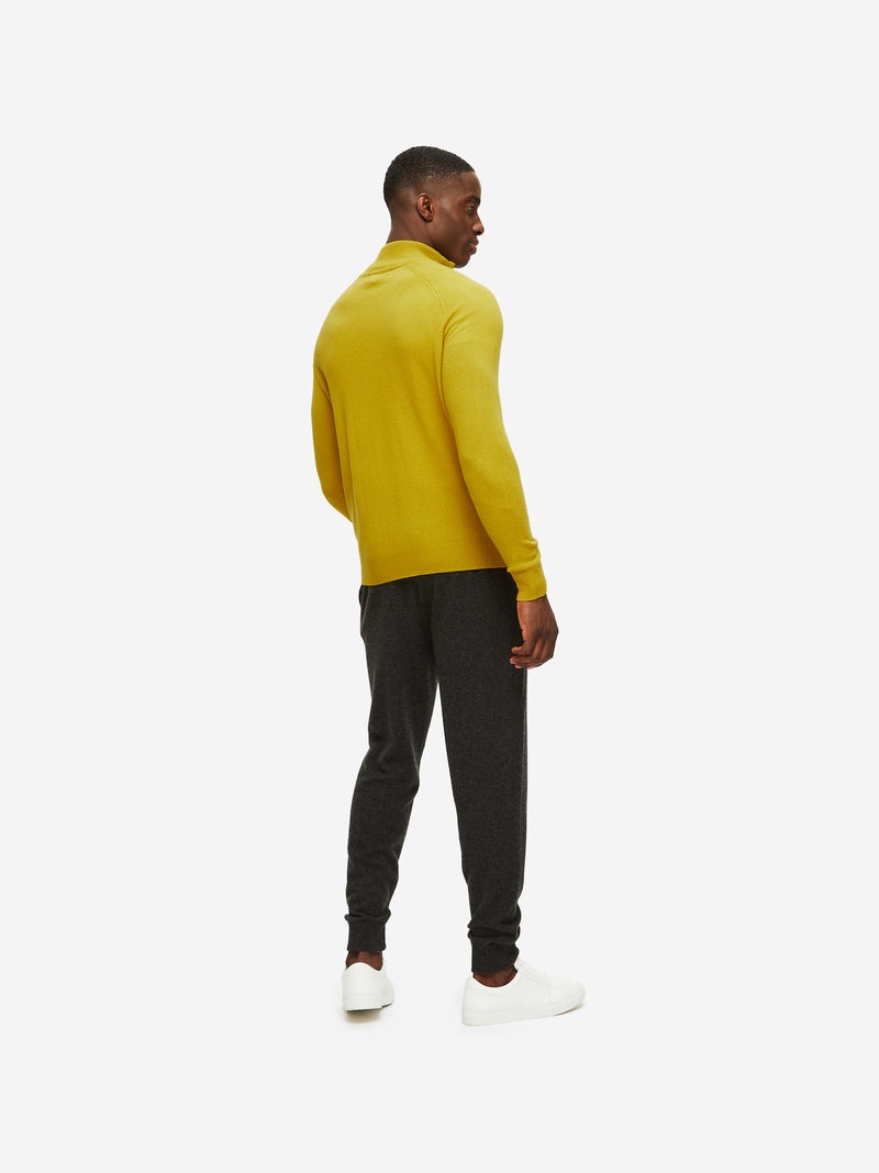 Men's Half-Zip Sweater Finley Cashmere Gold - 4