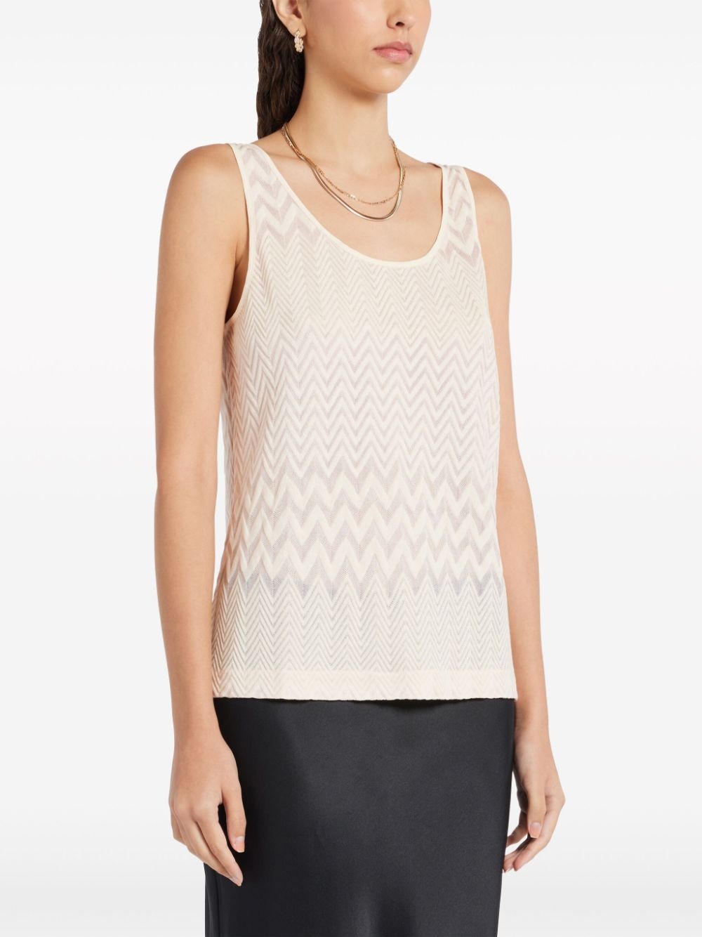 zigzag tank top - 3