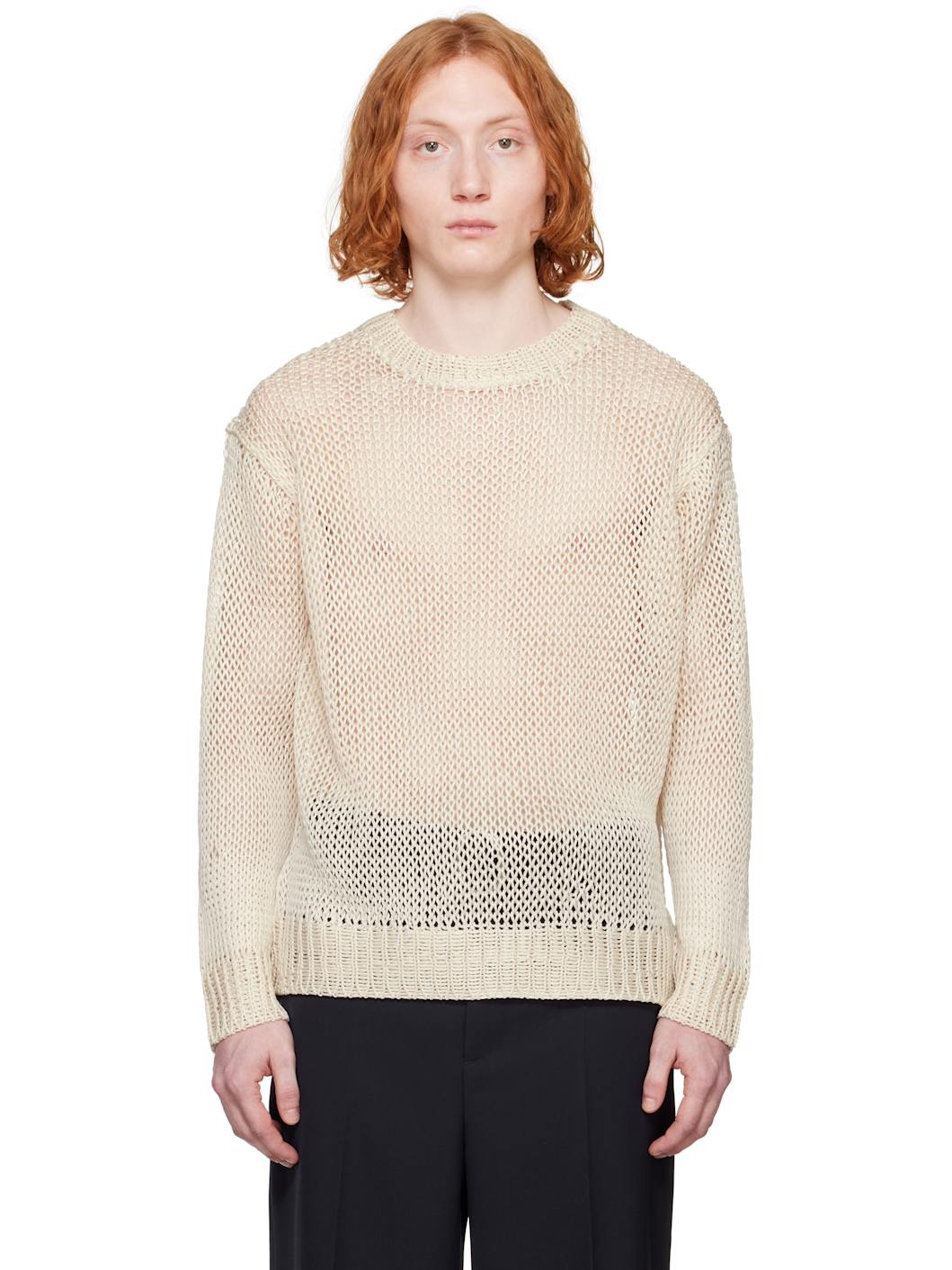 Off-White Crew-Neck Sweater - 1