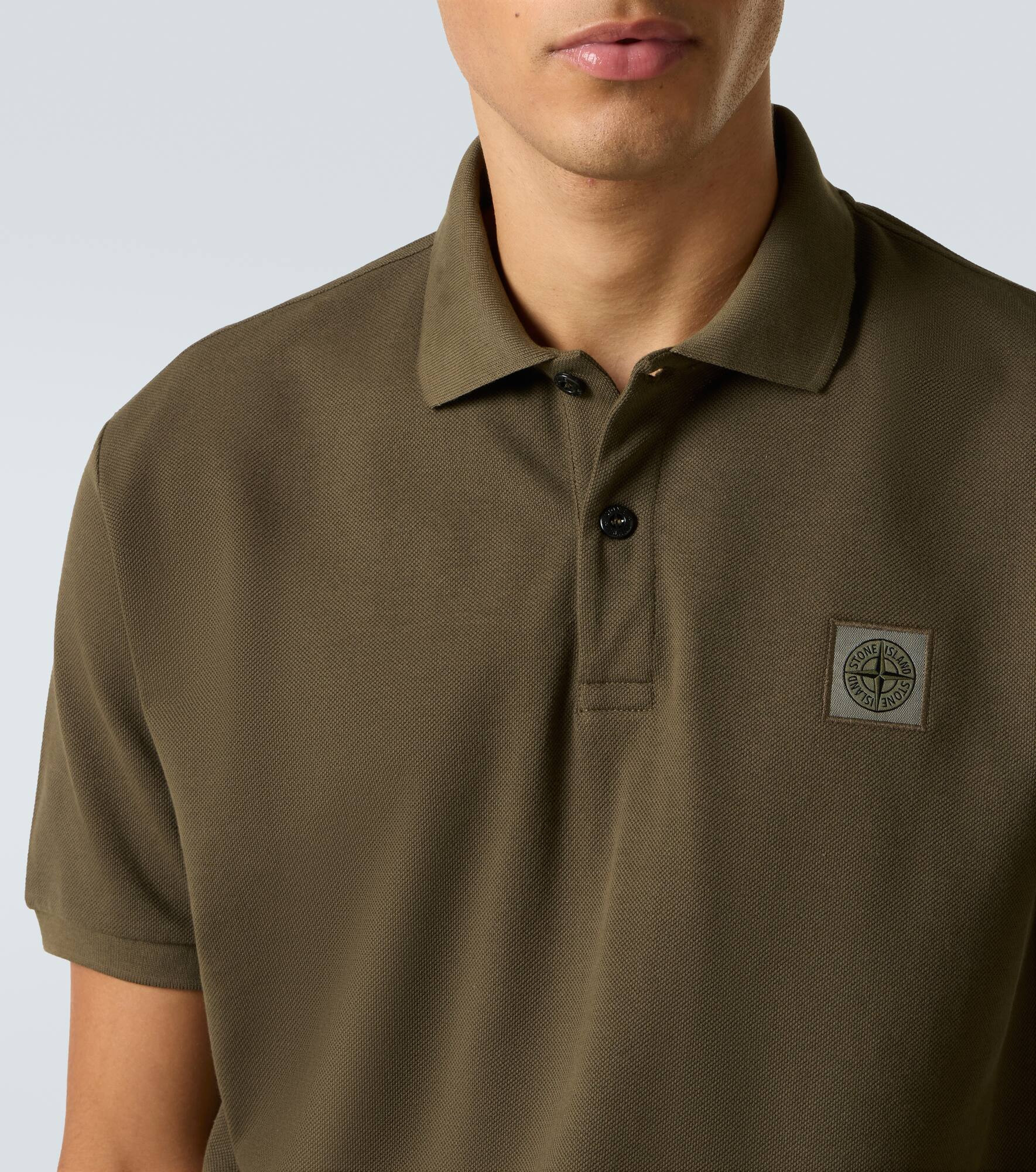 Compass cotton piqué polo shirt - 6