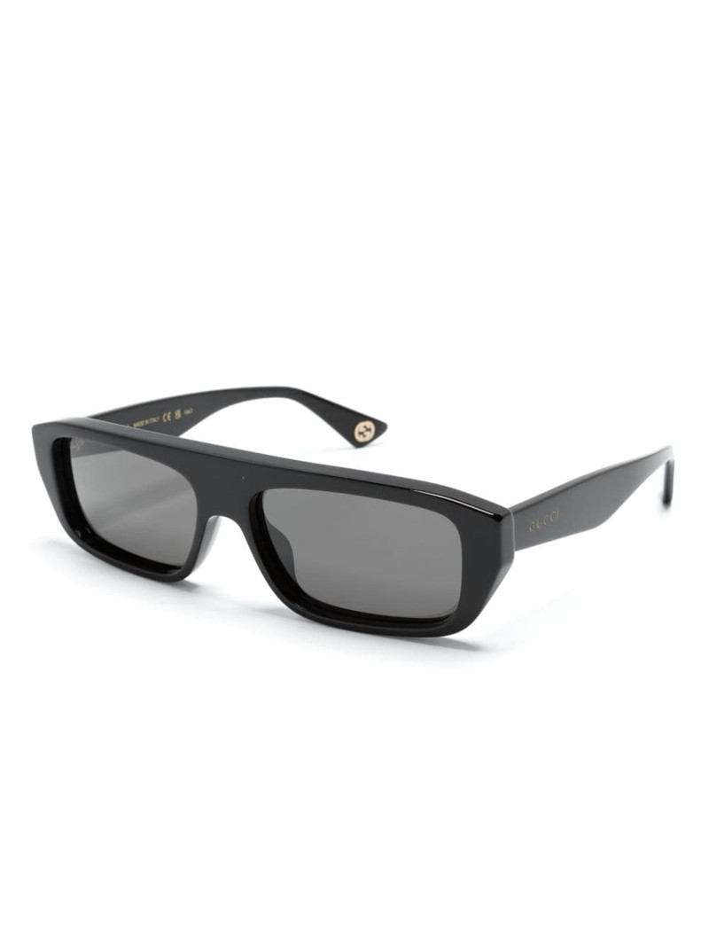 GUCCI rectangle-frame tinted sunglasses outlook