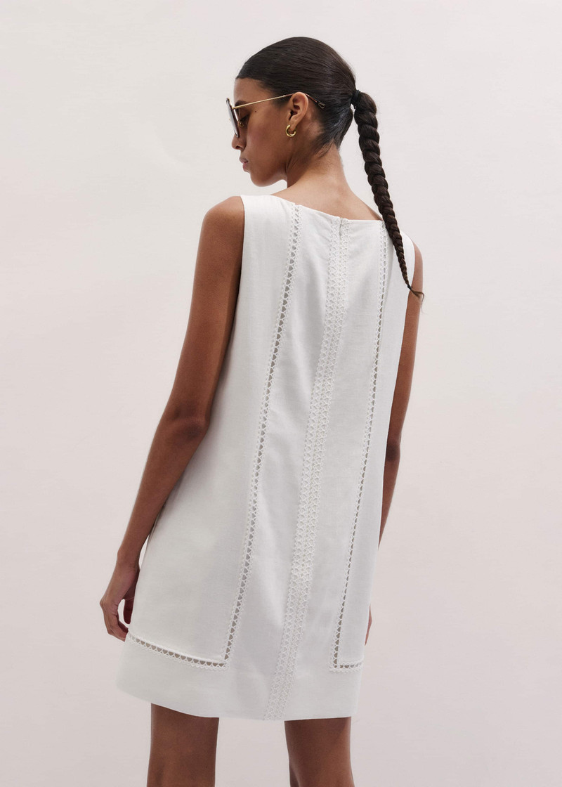 Embroidered Mini Dress 4