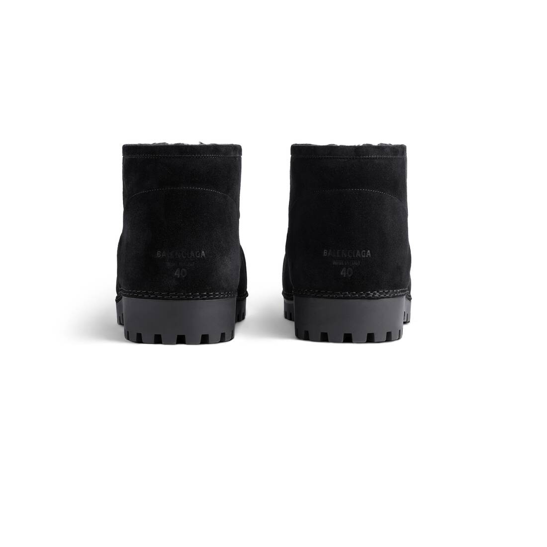 Men's Alaska Fur Bootie in Black - 5