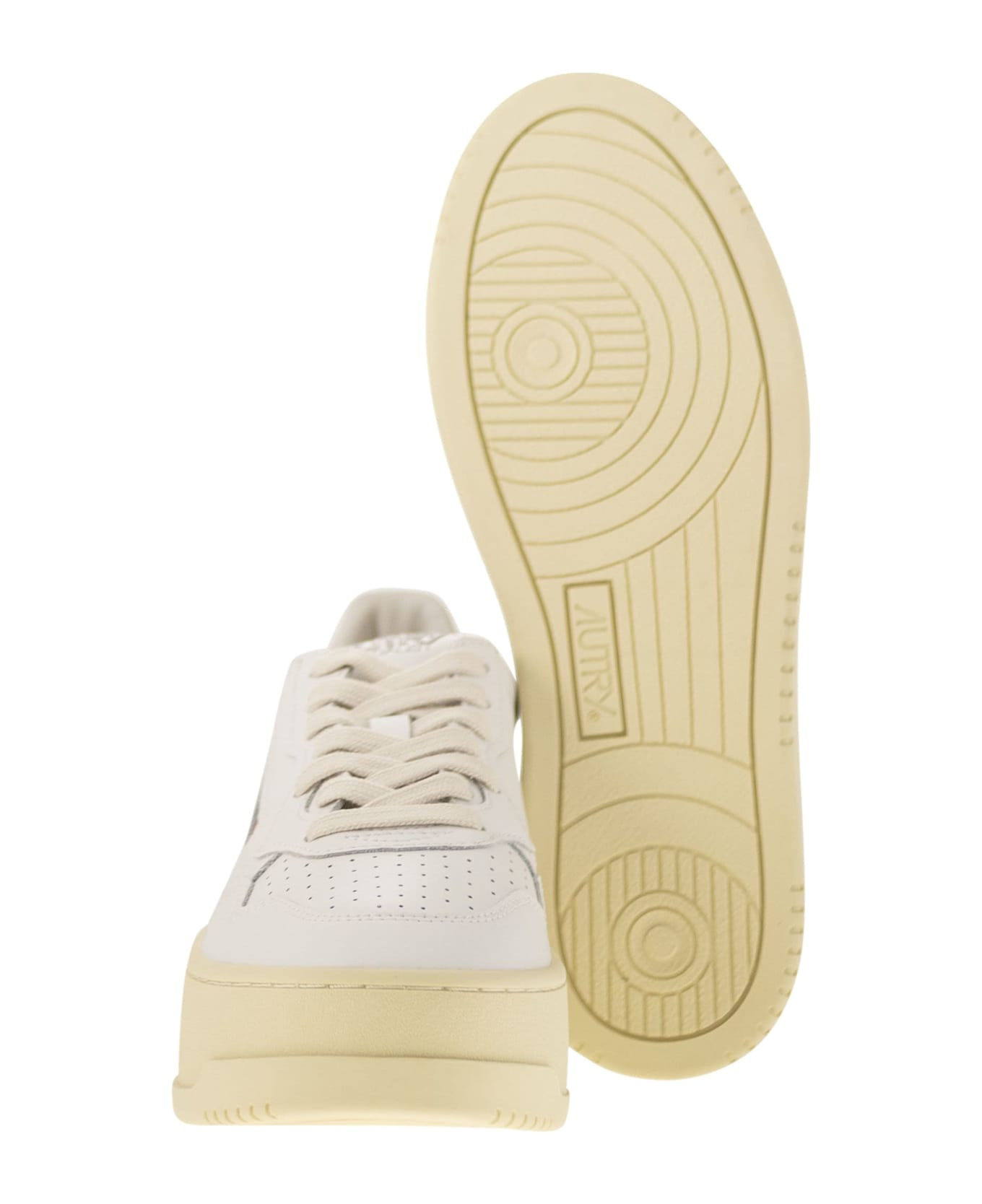 Medalist Platform - Leather Trainers - 5