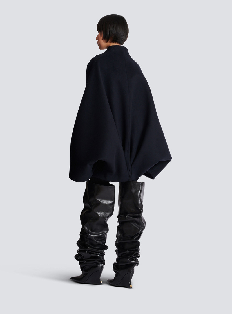 Short wool wrap coat 4