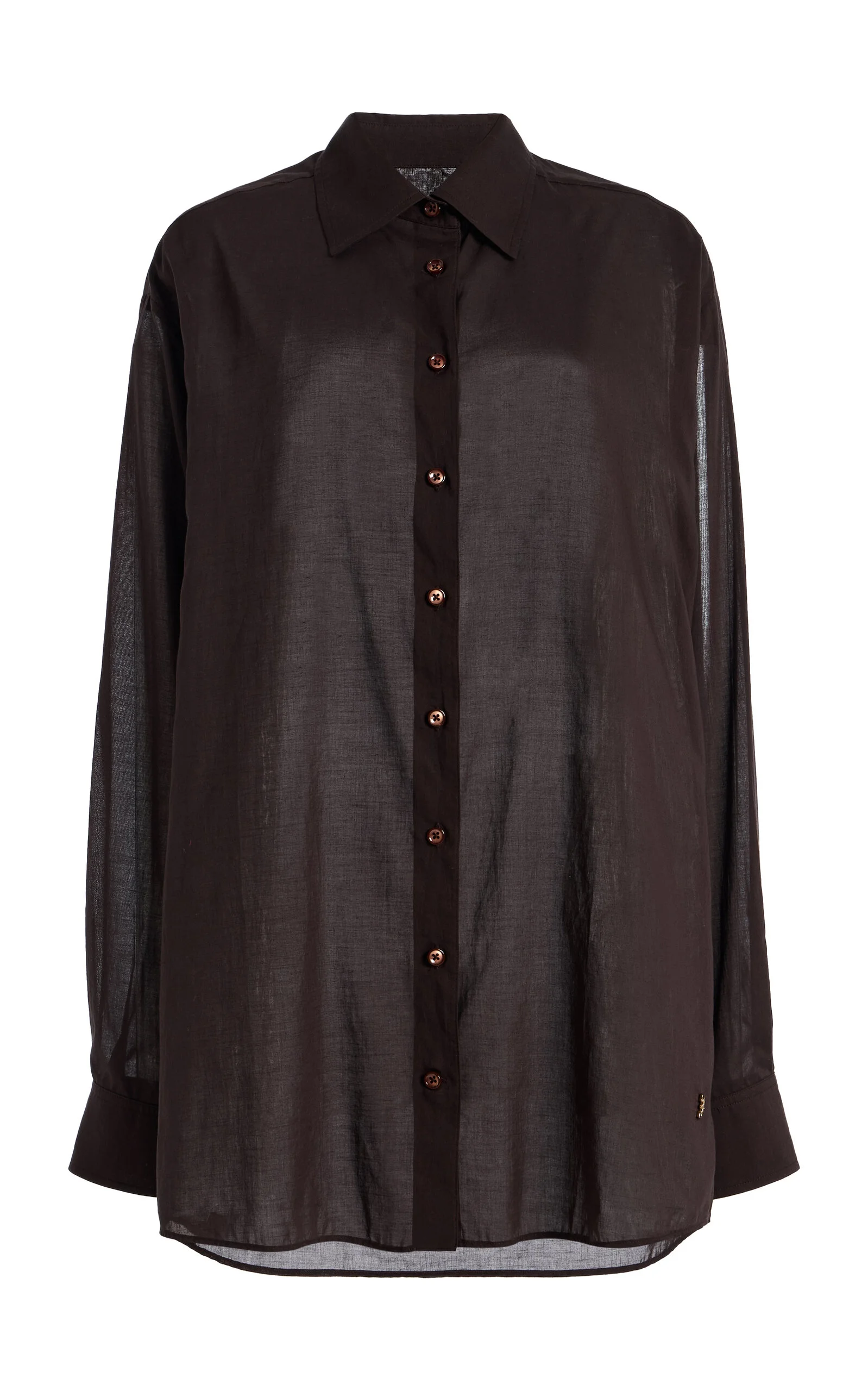 Lucien Cotton Shirt brown - 1