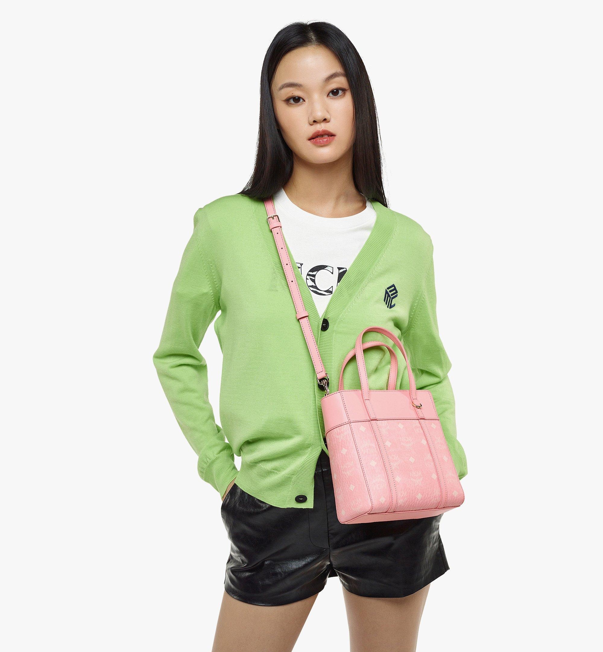 Aren Top-Zip Shopper in Visetos Leather Mix - 2