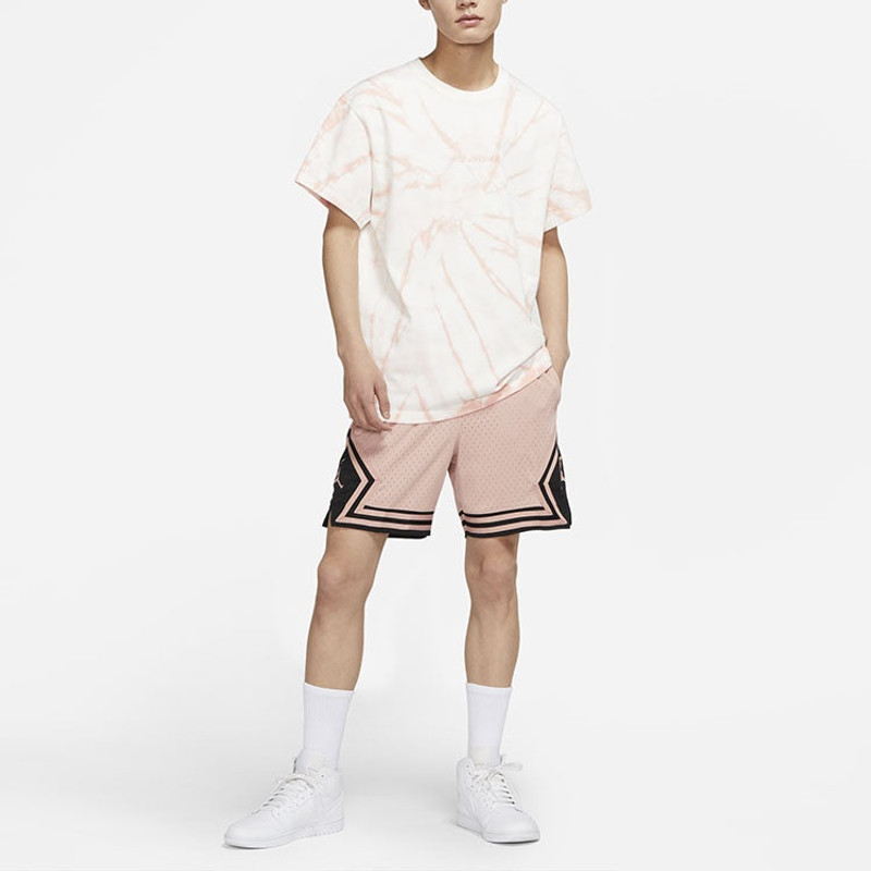 Jordan Men's Jordan Sport Dri-fit Casual Breathable Basketball Sports Shorts Rose Retro Gray DH9076-609 outlook