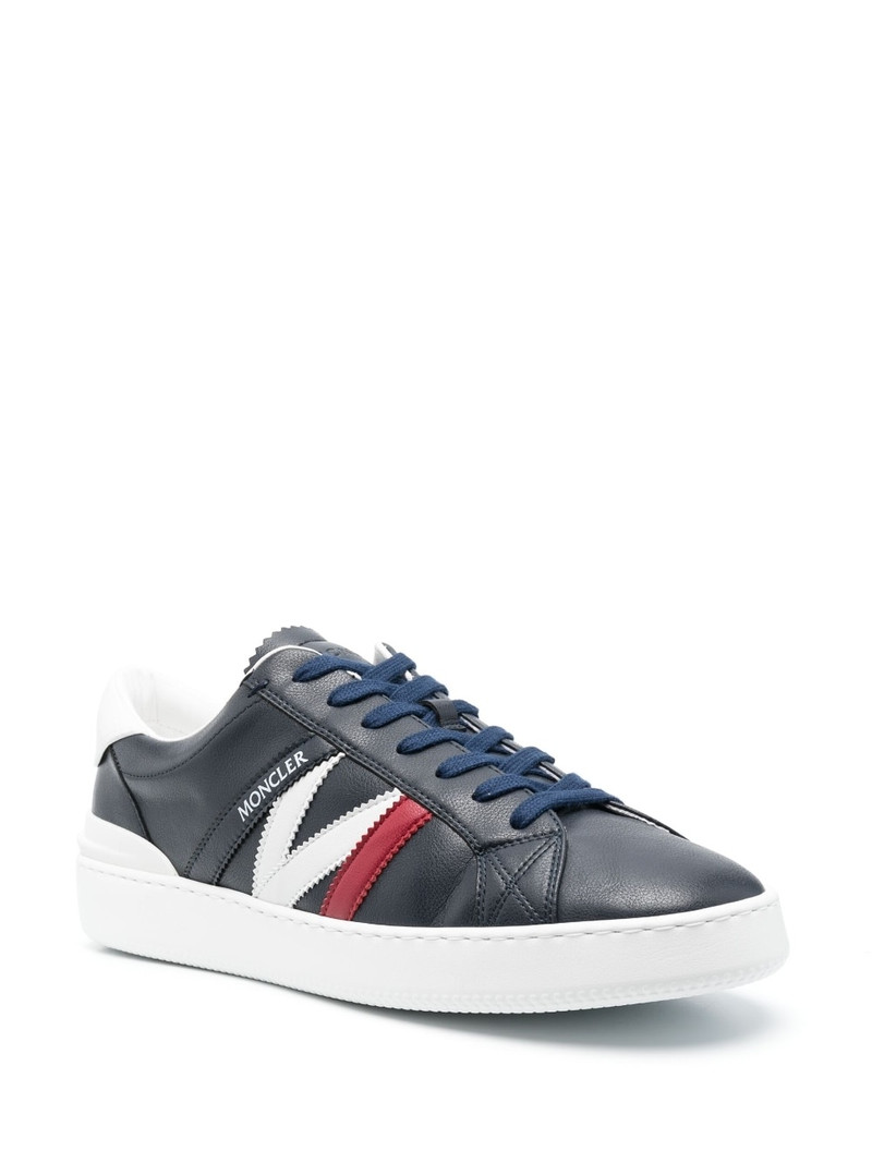 Moncler logo low-top sneakers outlook