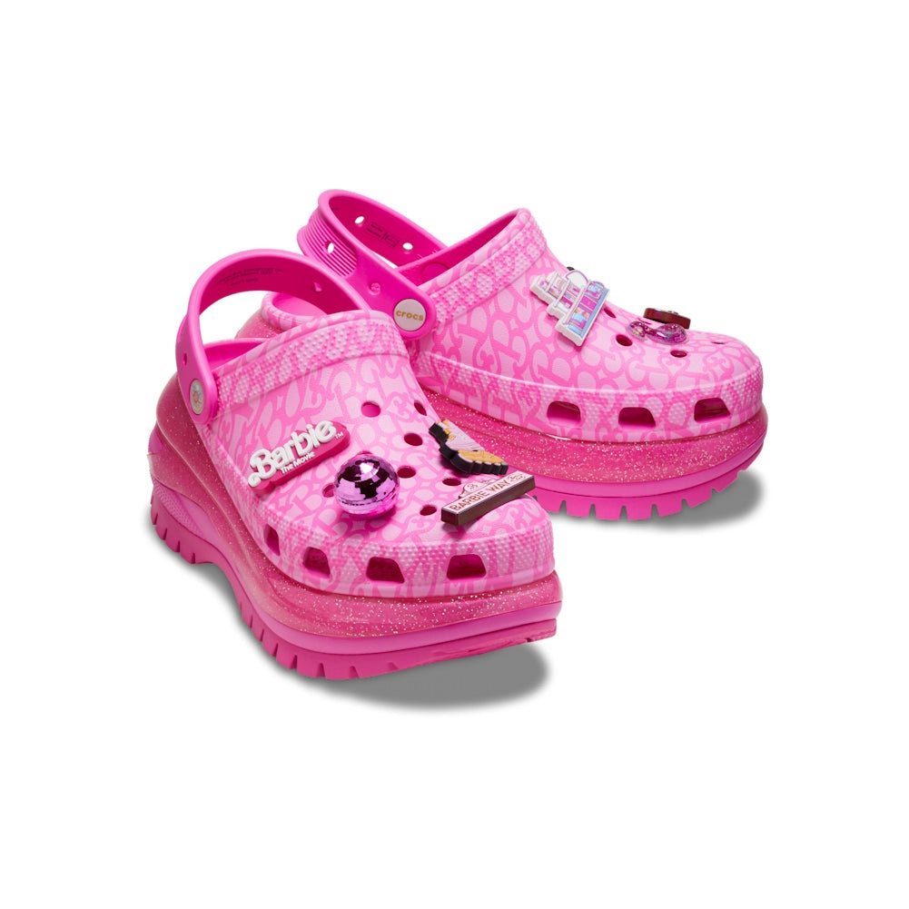 Crocs Classic Mega Crush Clog 'Barbie The Movie Electric Pink' 209244-6QQ - 2