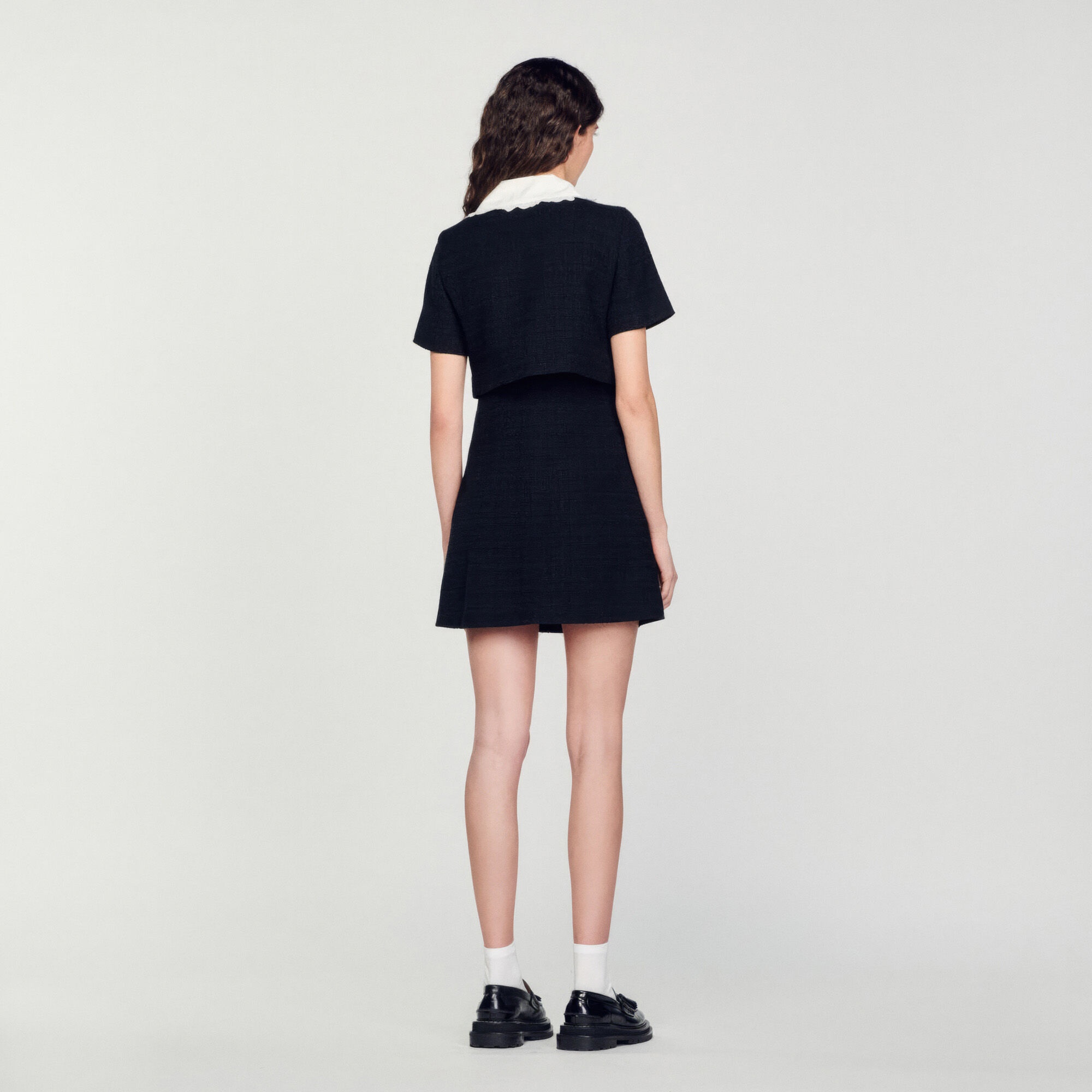 SHORT TWEED DRESS - 6