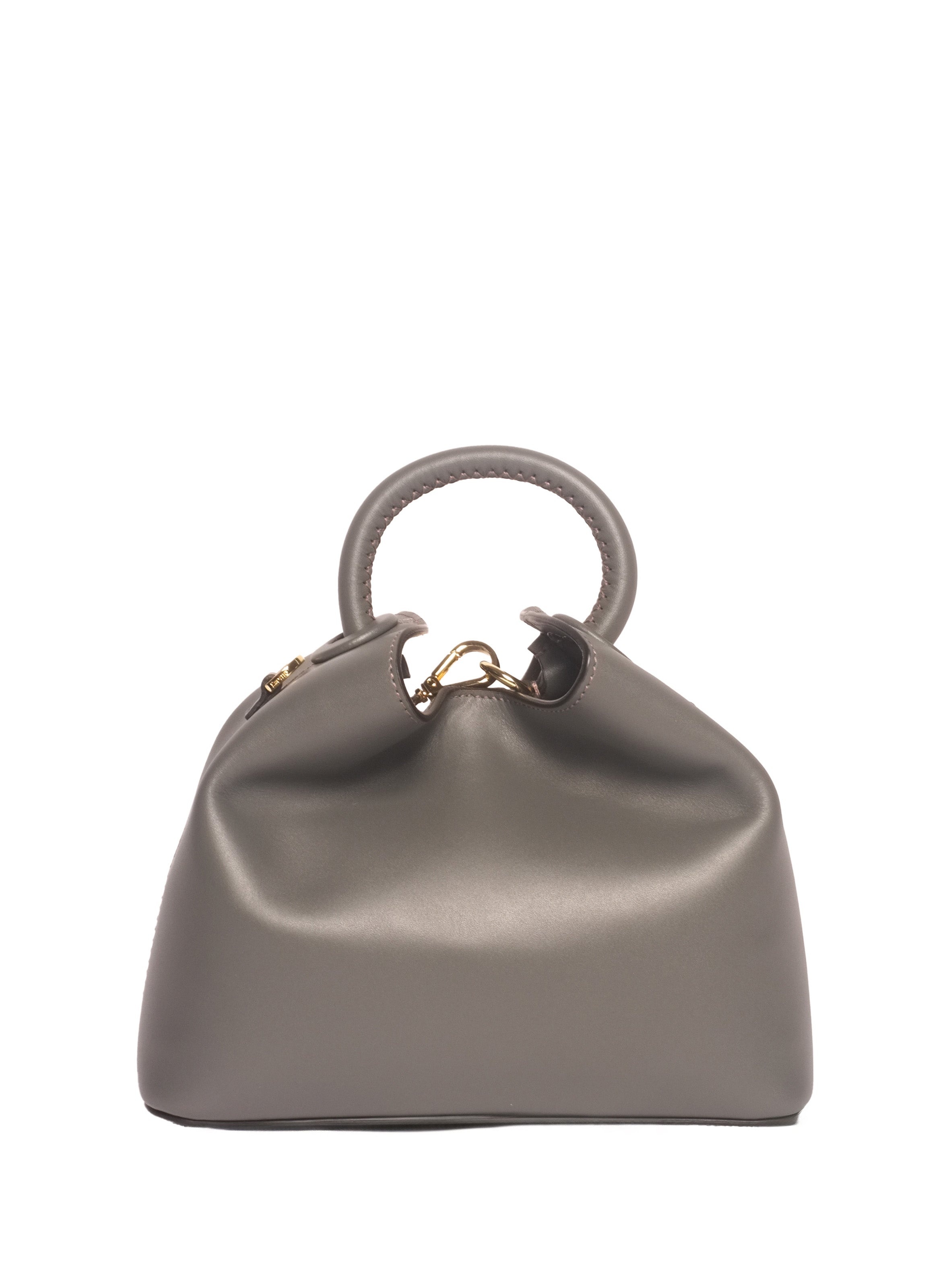 Baozi Leather Charcoal Grey/Black Border - 1
