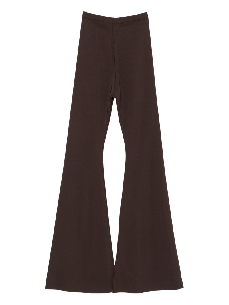 Rick Owens Lilies high-rise flared trousers outlook