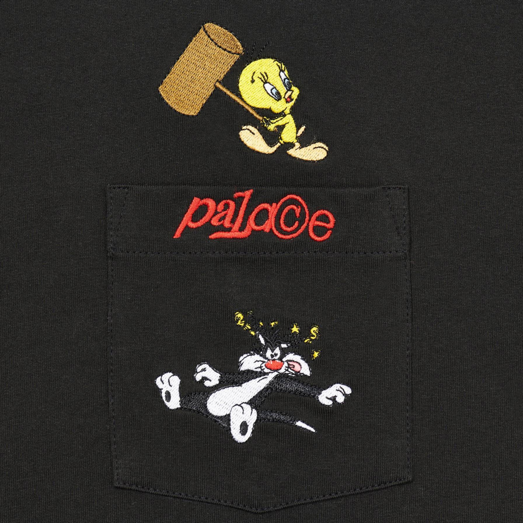 Palace Tweety-P Pocket T-Shirt 'Black' - 3