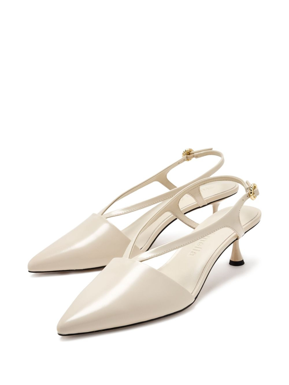 50mm slingback cut-out pumps - 2